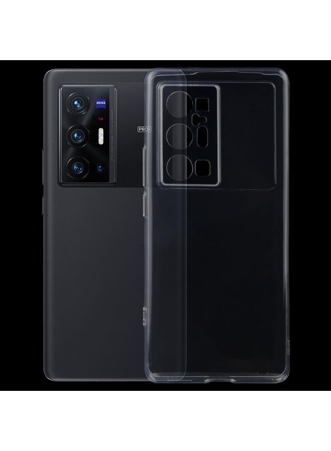 حافظة لهاتف vivo X70 Pro+ بسمك 0.75 مم، حافظة شفافة ناعمة من TPU لحماية فائقة
