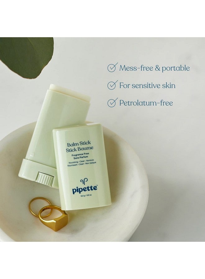 Pipette Balm Stick For Dry Skin, Easy Application, Mess-Free, Ultra-Moisturizing, Diaper Balm, 0.5 oz - Image 1