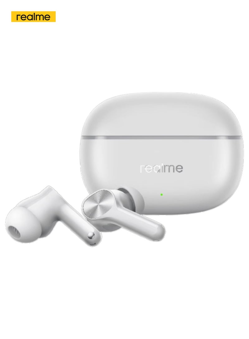 ريل مي Buds T200 Lite Wireless Earbuds 12.4mm Bass 48h Battery Quad-mic Noise Cancellation Dual-device IPX4 Waterproof Type-C Charging - Grey - Image 2