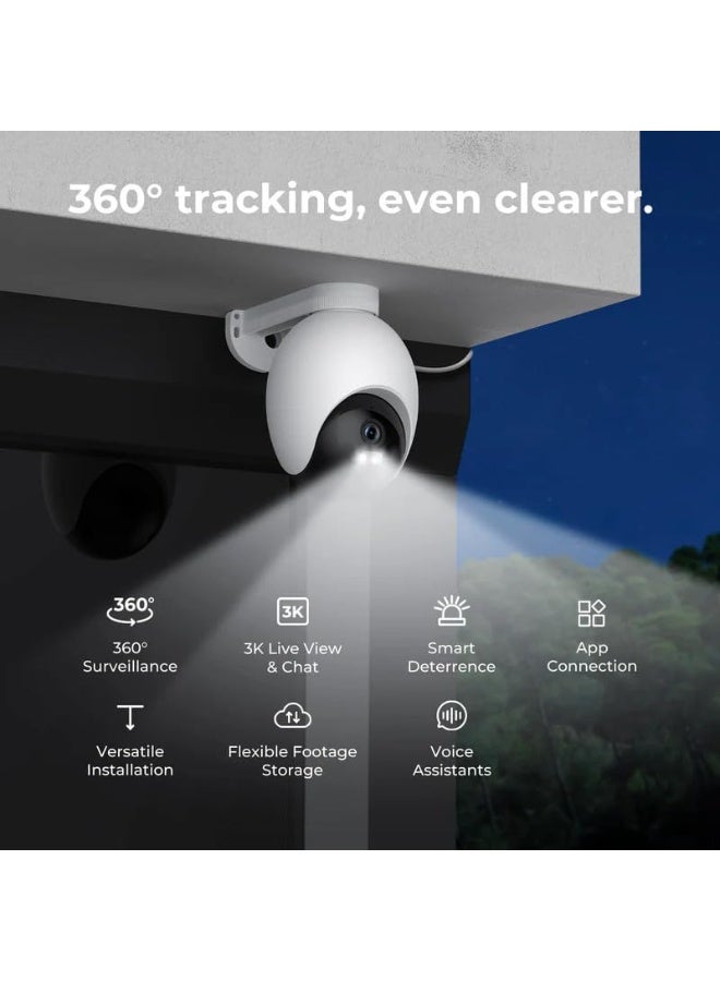 IMILAB EC6 Dual 2K+2K WiFi Spotlight Camera | Dual-Lens 360° Tracking | Person/Vehicle/Bike Detection | Color Night Vision | Two-Way Audio | IP65 | Alexa/Google | MicroSD/NVR/NAS/Cloud - Image 2