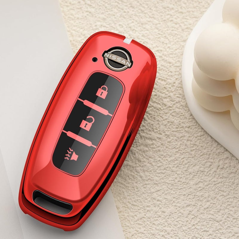 ZSPDACC for Nissan Key Fob Cover 3 Buttons Car Key Case Sentra Kicks Pathfinder Rogue Ariya 2026 2025 2024 2023 Accessories - Image 5