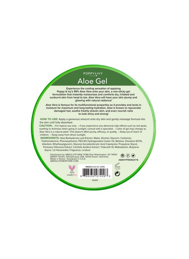 Absolute New York Aloe Gel 300 Ml - Image 2