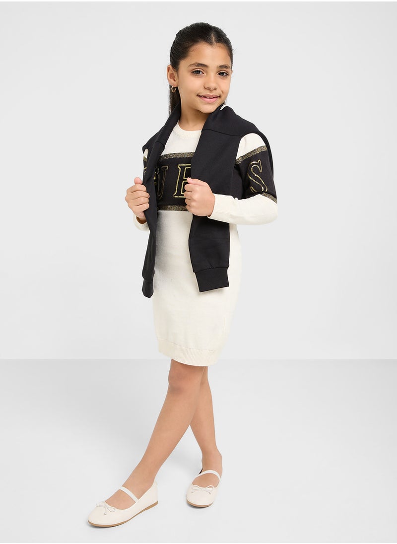 GUESS Kids Mini Sweater Dress  - Image 4