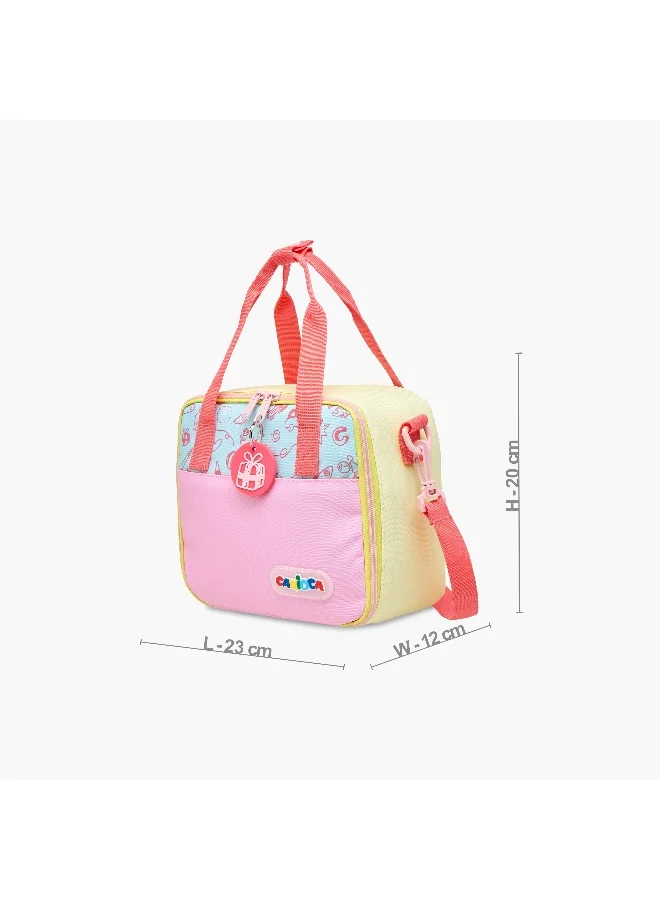 كاريوكا Lunch Bag-Doodle-5.5L-1Cmprt-Sustainable (Rpet ) Pink \ 20X23X12
