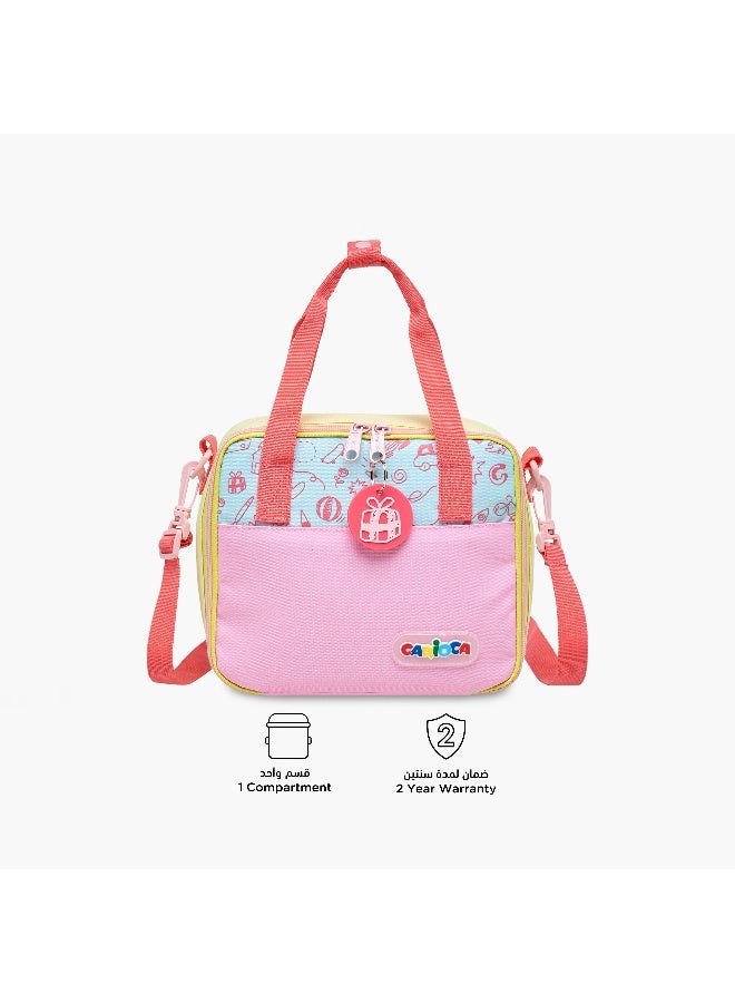 carioca Doodle Print Lunch Bag for Kids - Image 4