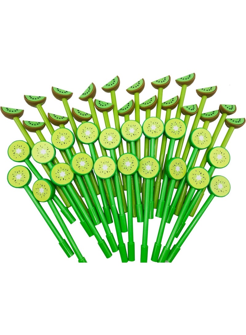 40 قلم كيوي جميل ، قلم محايد ، قلم كاواي متعة ، قلم كتابة الفاكهة ، 0.5 مم الحبر الأسود قلم رائع ، قلم مضحك جديد ، مناسبة للأطفال المكاتب المنزلية المدرسية الطلاب هدية كيوي مساعد جيد - Image 1