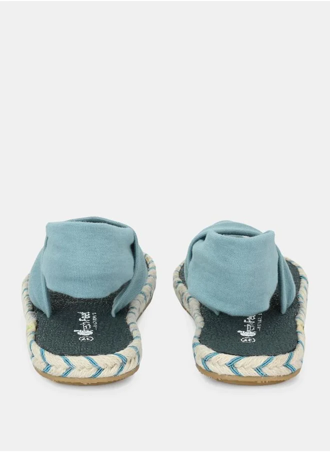 فريش فيت T-Strap Slingback Flat Sandals by Styli
