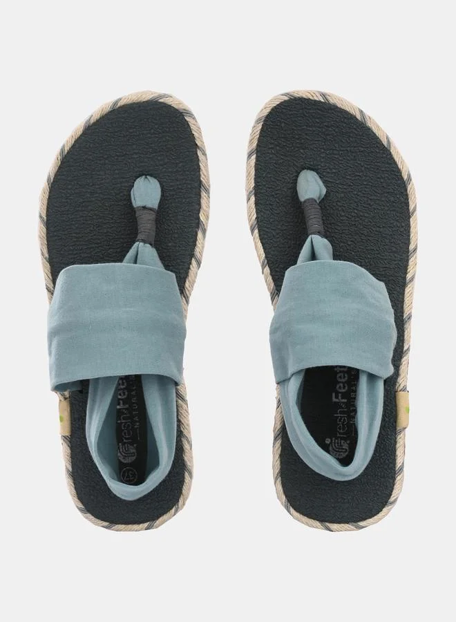 Fresh Feet Fresh Feet T-Strap Slingback Flat Sandals