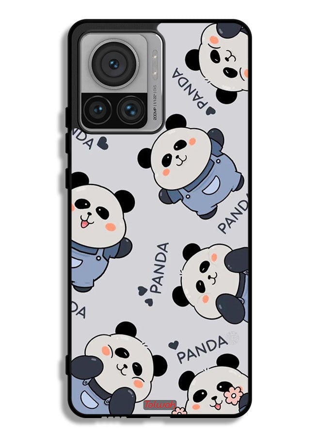 Motorola Edge 30 Ultra Protective Case Cover Pattern Of Pandas