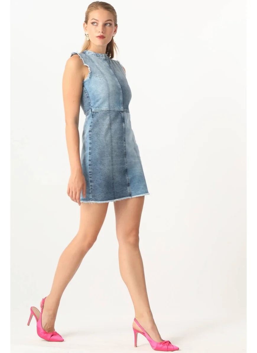 Banny Jeans Women's Sleeveless Jeans Dress