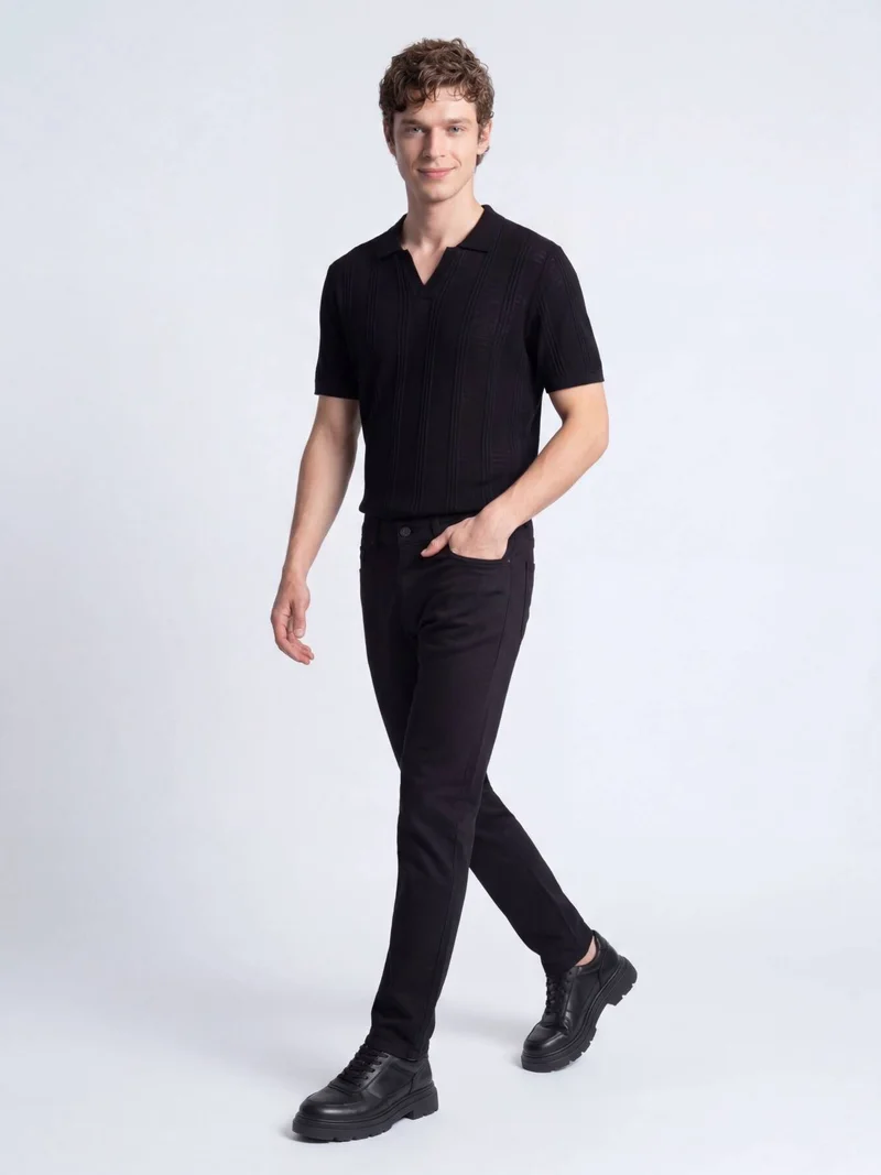 Kip Black Knitwear