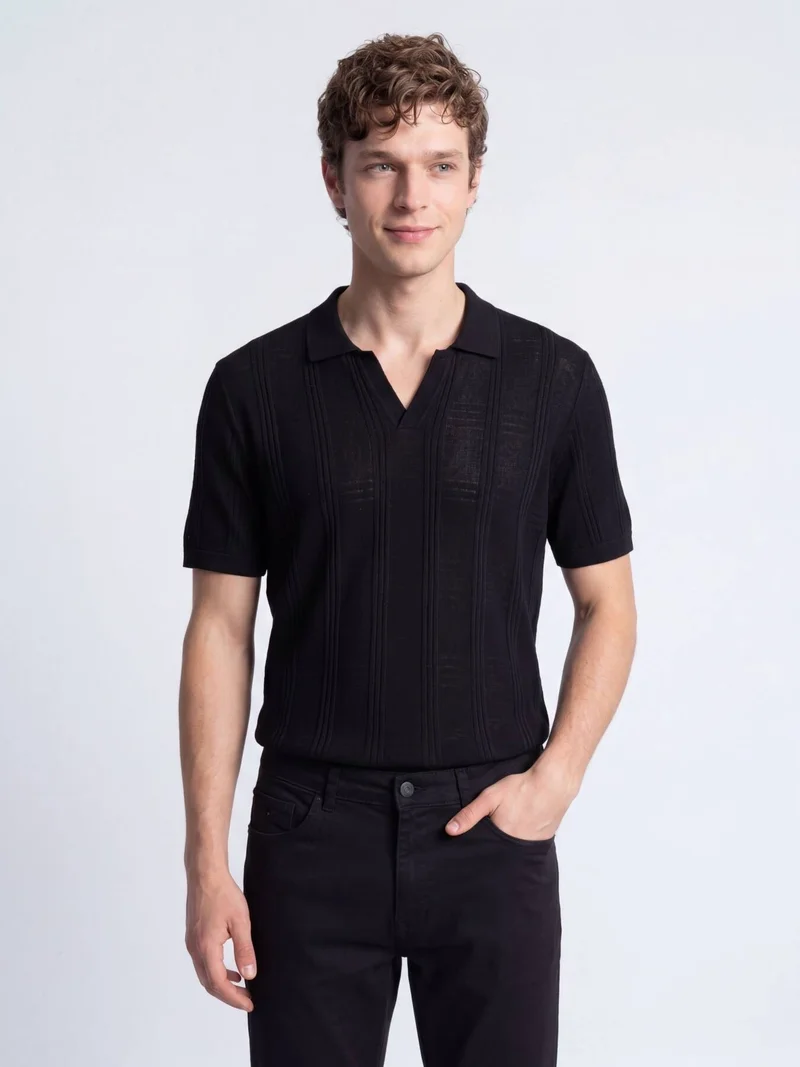 Kip Black Knitwear