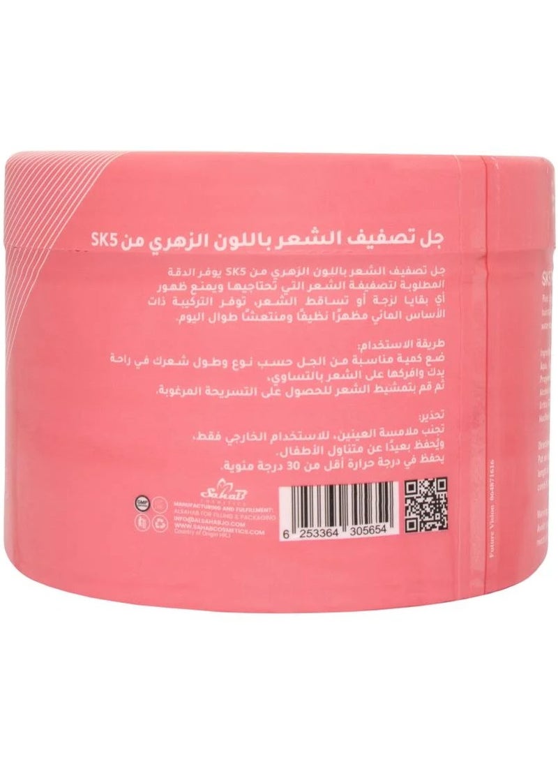 اس كي فايف جل لتصفيف الشعر زهري 500 مل SK5 ثبات طوال اليوم ورائحة منعشة - Image 2
