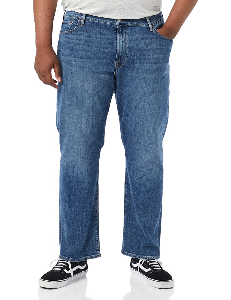 Lucky Brand Men's 181 Relaxed Straight Jean, Dellwood, 33W X 32L - Image 1