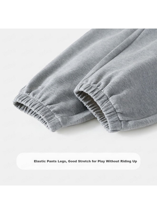 Mqdmini Girls' Pants, Children'S Sweatpants, Loose-Fitting Tapered Trousers For Young Girls, Autumn Style, With Pockets And Floral Pattern - Image 4