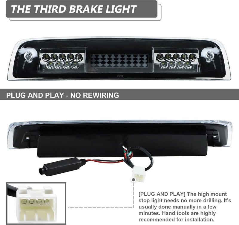 Gubebaili LED Third Brake Light for Dodge Ram 1500/2500/3500 (2009-2017) - Image 5