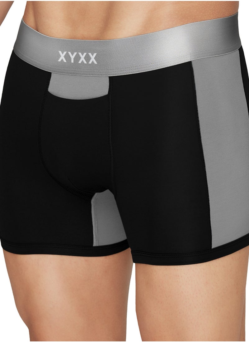XYXX - Pack of 3 Illuminati Intellisoft Micro Modal Color Blocked Solid Men Trunk - Image 1