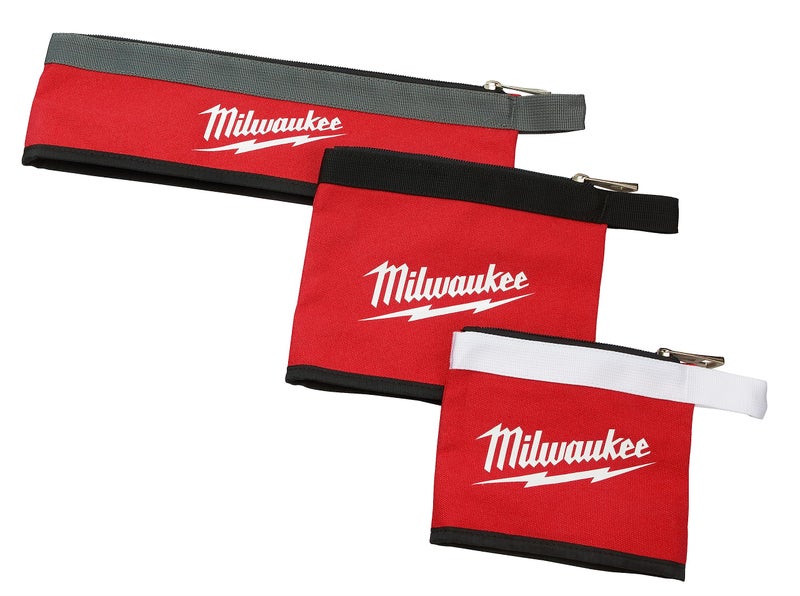 Milwaukee Electric - 3 PC Multi-Size Zipper Pouches
