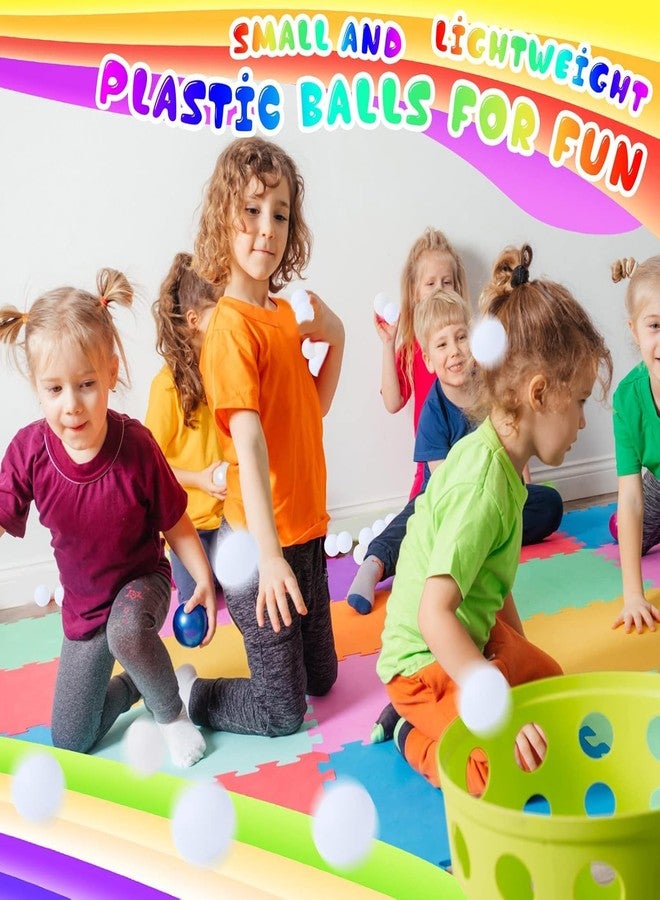 Ciko Multicolour Plastic Balls for Kids | Fun Ball | Exercise & Fitness Non-Toxic, Soft and Safe | for Kids 12 Months + | Multi Choice Play Home, Pool, Outdoor (Mini White 36 Balls) - Image 5