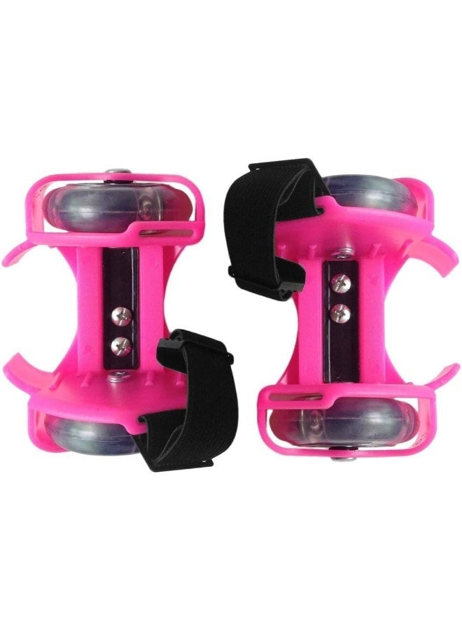 SAFENHAND 1 Pair Heel Wheels Flashing Heel Skate Heel Wheel Roller Heel Roller Skate Practice Child Tricolor Roller Skating - Image 3