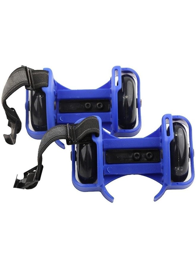 SAFENHAND 1 Pair Heel Wheels Flashing Heel Skate Heel Wheel Roller Heel Roller Skate Practice Child Tricolor Roller Skating - Image 4
