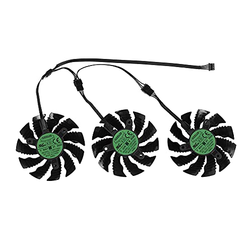 inRobert T128015SU 82mm GPU Fan Replacement for Gigabyte RTX 2070 2080 Ti Super Gaming Video Card (Fan-Full Set) - Image 3