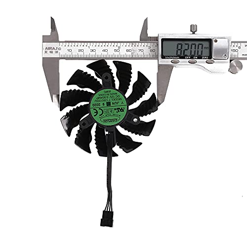 inRobert T128015SU 82mm GPU Fan Replacement for Gigabyte RTX 2070 2080 Ti Super Gaming Video Card (Fan-Full Set) - Image 5