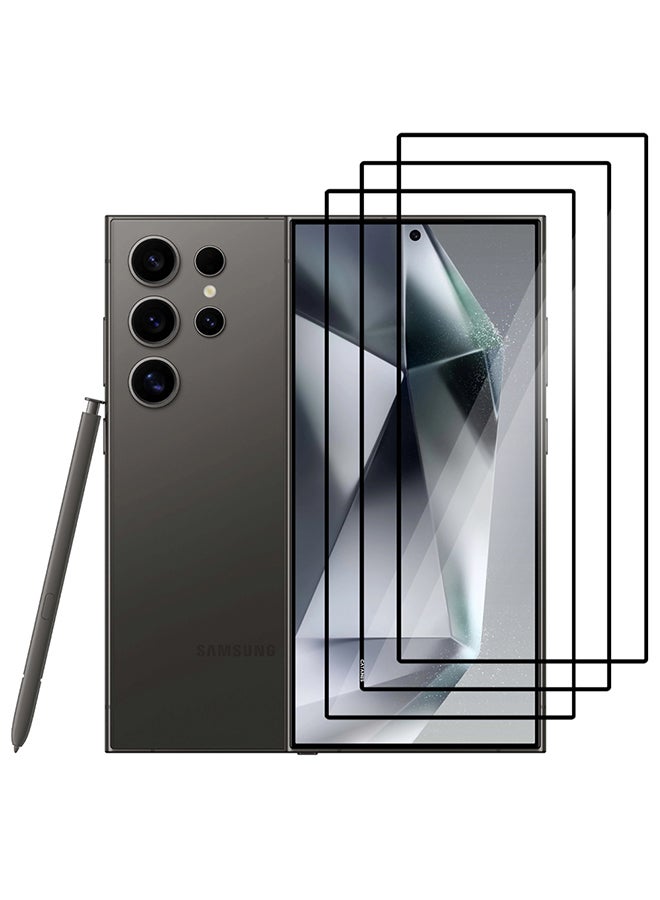 CATANES 3 Pack Samsung Galaxy S24 Ultra Screen Protector 9H Hardness Scratch Resistance Screen Protector Touch Sensitive Case Friendly Tempered Glass Film - Image 2