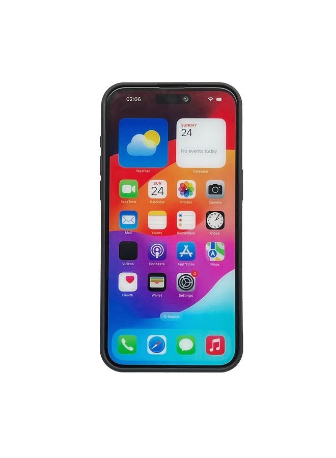 اس-توب جراب لهاتف iPhone 15 Pro مصنوع من جلد البقر وغطاء خلفي للهاتف - Image 3