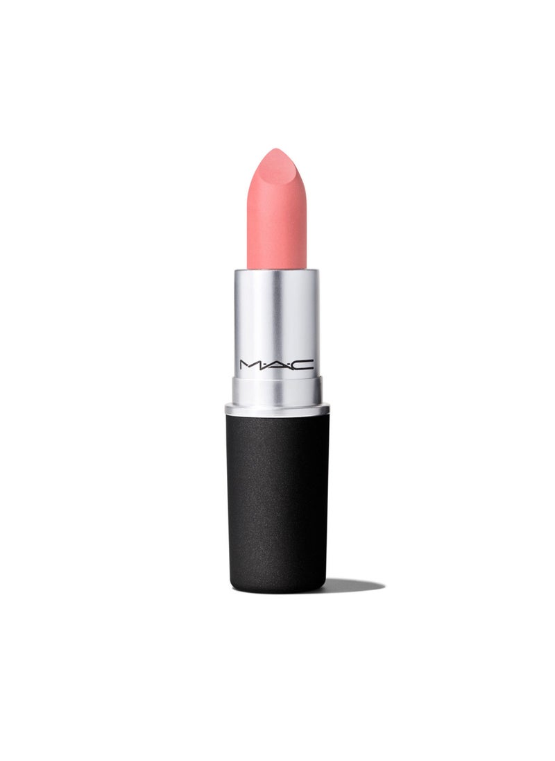 MAC Cosmetics Powder Kiss Lipstick Soft yellow pink Reverence 3 g / 0.1 US oz  - Image 1