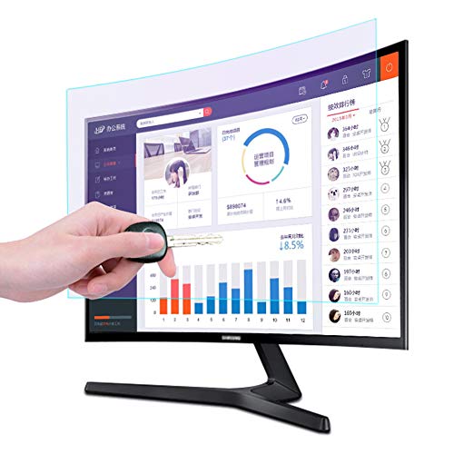 ALXDR Anti Blue Light Screen Protector Anti Glare Filter for 34 Inch Gaming Monitor Curved Ultrawide 21: 9, Reduces Eye Strain with Blue Light Detection Lamp - Image 4