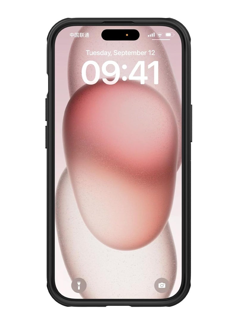Nillkin Super Frosted Shield Pro Series Cover Case Designed For Apple iPhone 15 Pro Max (With Logo Cutout) - Black - Image 2