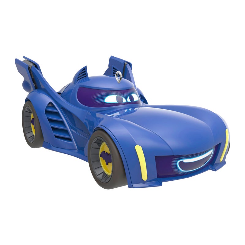Hallmark Keepsake هولمارك تذكار عيد الميلاد 2024 DC BATWHEELS BAM هدايا Batmobile لعشاق DC Comics - Image 1