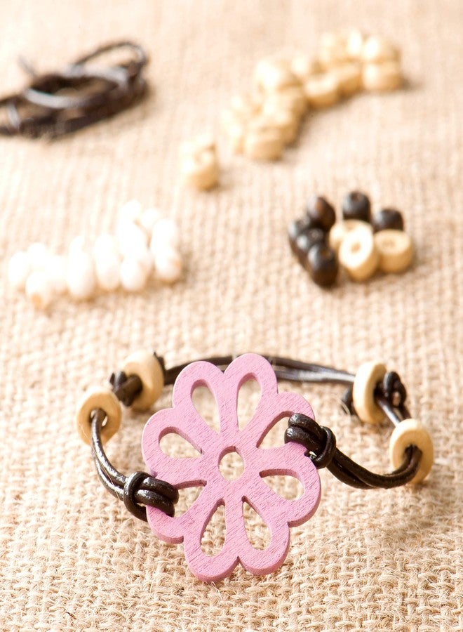 Craftabelle - Earth Craft Bracelets Creation Kit - Bracelet Making Kit - 357pc Jewelry Set with Beads & Shells - DIY Jewelry Kits for Kids Aged 8 Years + - Image 5