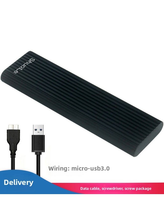 M.2 Interface NGFF To USB3.0 High Speed Hard Disk Box Mechanical SSD Solid State Hard Disk Box External Mobile Hard Disk Box-Color:SL-MN05 Black