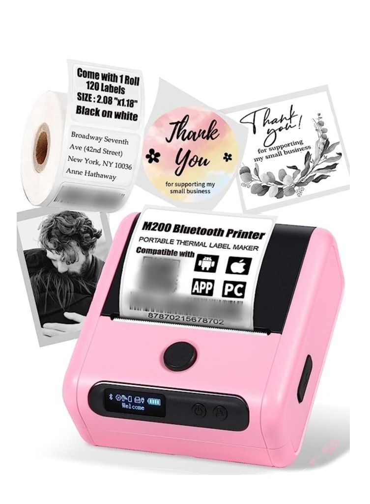 phomemo M200 Bluetooth Wireless Label Printer Memoking Label Makers Machine Compatible with Android iOS System - Image 1