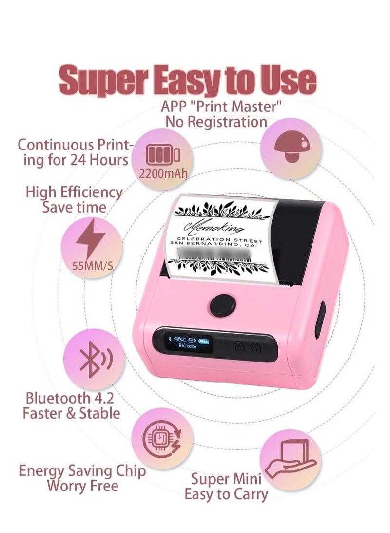 phomemo M200 Bluetooth Wireless Label Printer Memoking Label Makers Machine Compatible with Android iOS System - Image 2