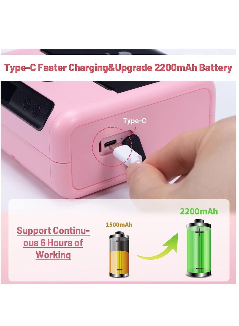 phomemo M200 Bluetooth Wireless Label Printer Memoking Label Makers Machine Compatible with Android iOS System - Image 4