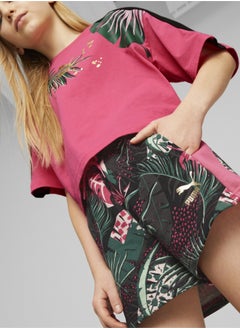 PUMA T7 Vacay Queen Kids Girls Printed Shorts  - Image 5