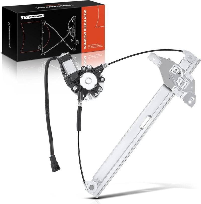 A-Premium Power Window Regulator with Motor for Chevrolet Impala 2006-2016 Front Right - Image 1