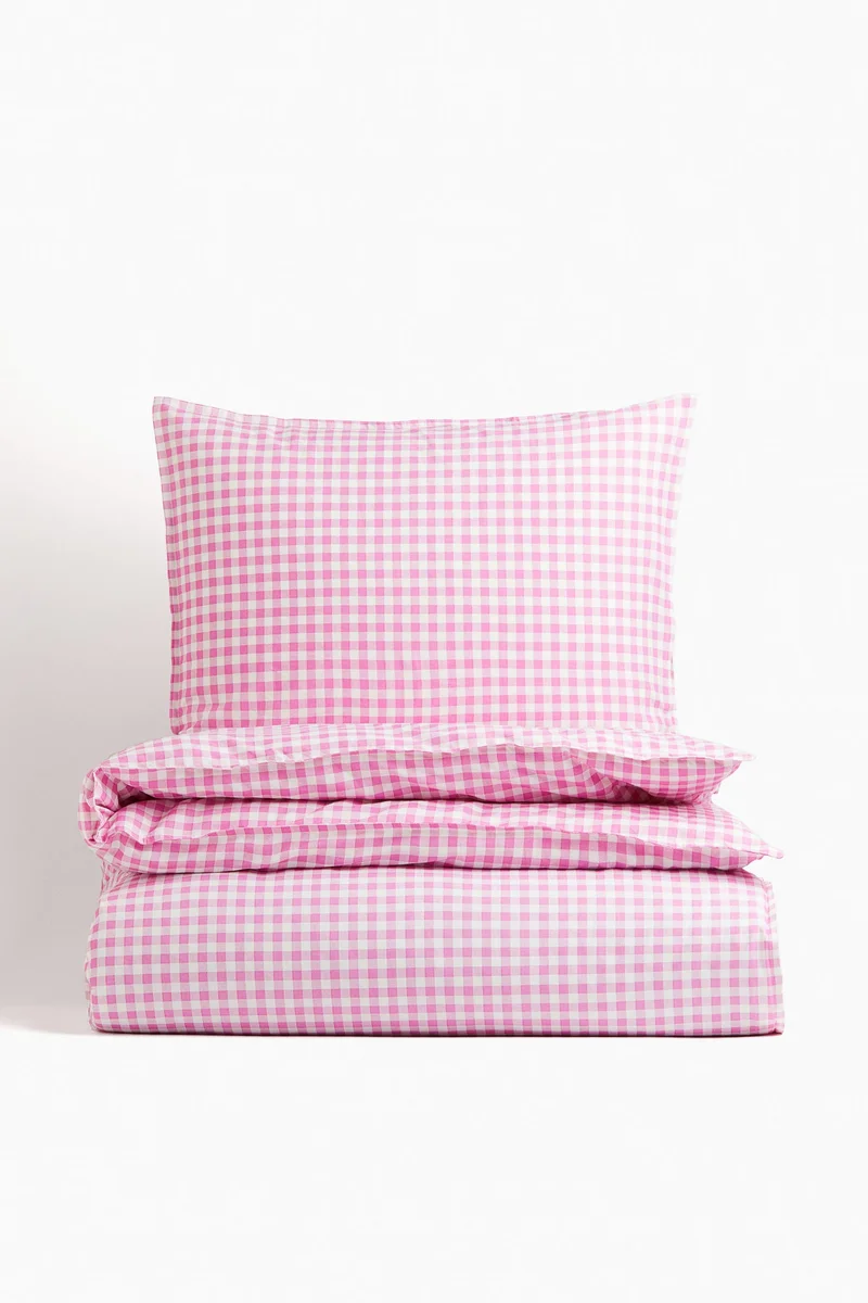 H&M Patterned single duvet cover set