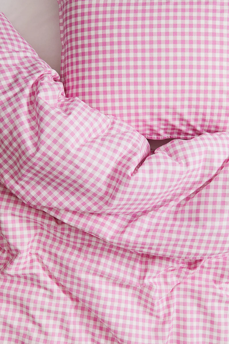 H&M Patterned single duvet cover set