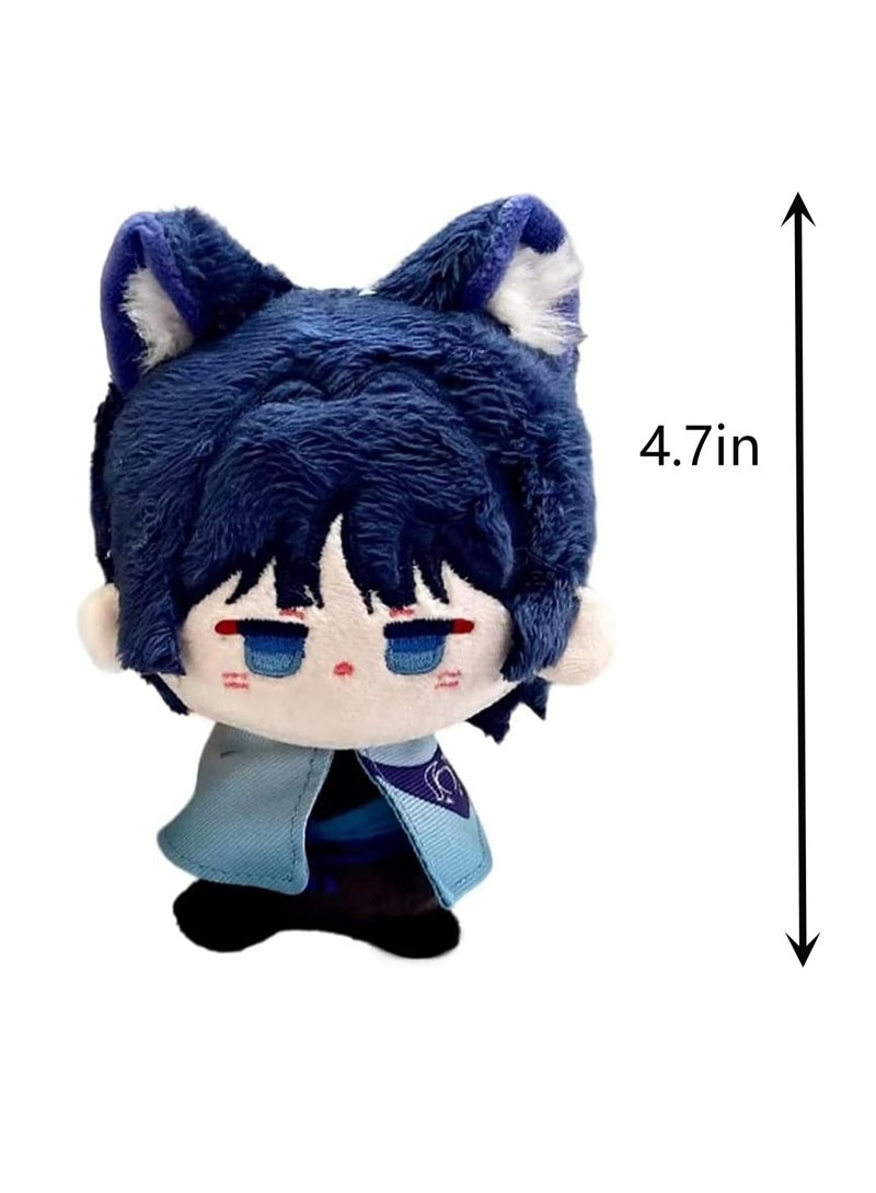 Genshin Impact Plush Doll, Suitable as Keychain or Desktop Decoration, Anime Doll Great Gift for Game Fans - Wanderer (4.7 inches)  - Image 3