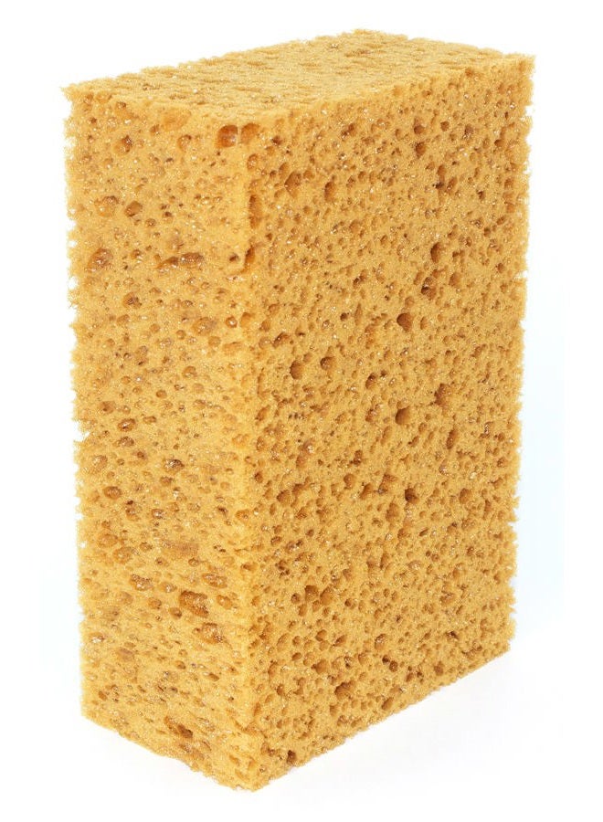 Okleen Car Wash Sponge. Made in Europe. 7.9x5.1x2.8 inches. Large Sponge for Auto, Truck, Motorcycle, Bike Washing. Boat Bail Sponge - Image 1