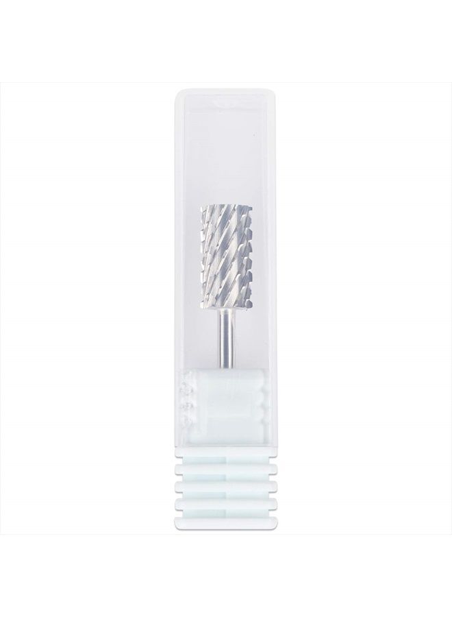Pana Professional 3/32" Shank Size - Flat Top Large Barrel Silver Carbide Bit 3X Coarse Grit - Nail Drill Bit for Dremel Machine - Image 4