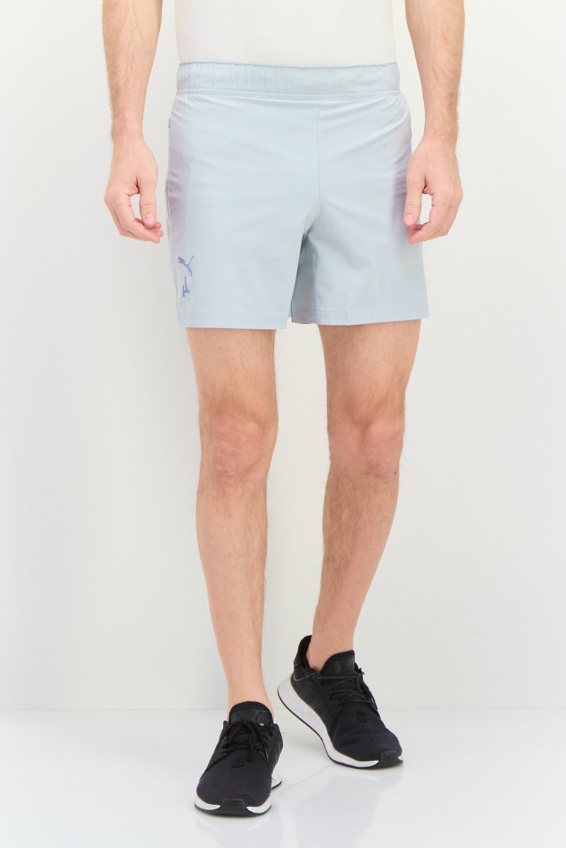 PUMA Men Sportswear Fit 5 Inseam Outdoor Shorts, Light Grey - Image 1