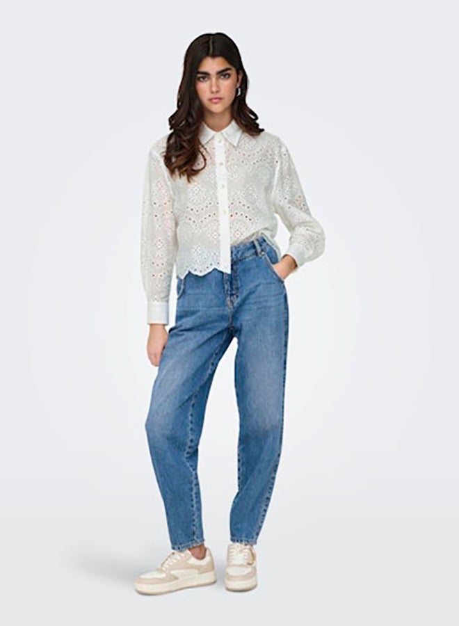 ONLY ONLY Womens Valais Longsleeve Shirt Woven  - Image 2