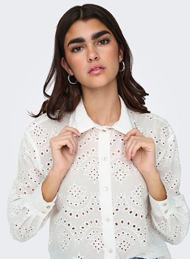 ONLY ONLY Womens Valais Longsleeve Shirt Woven  - Image 1