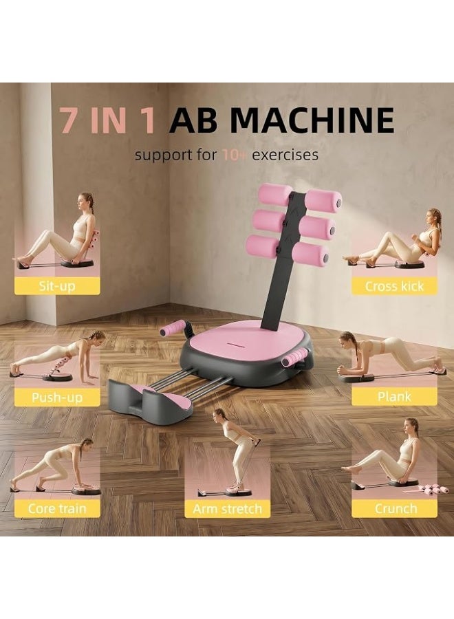 Midwest 7 in 1 Ab Machine, Sit Up Exercise Equipment with Removable Auxiliary Handle, Home Workout Equipment for Abs, Legs, Arms, Ab Trainer Women Men - Image 2