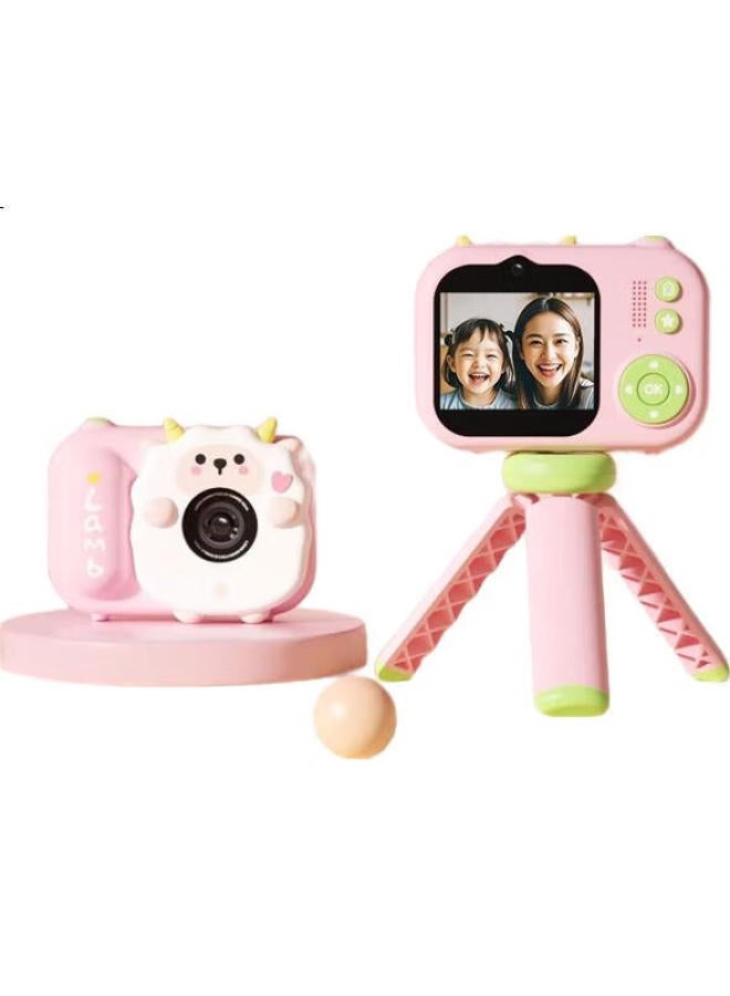 Leleyu Children'S Camera, Cartoon Design, Can Take Photos And Print, Digital Instant Camera Toy, Birthday Gift For Boys And Girls - Image 1